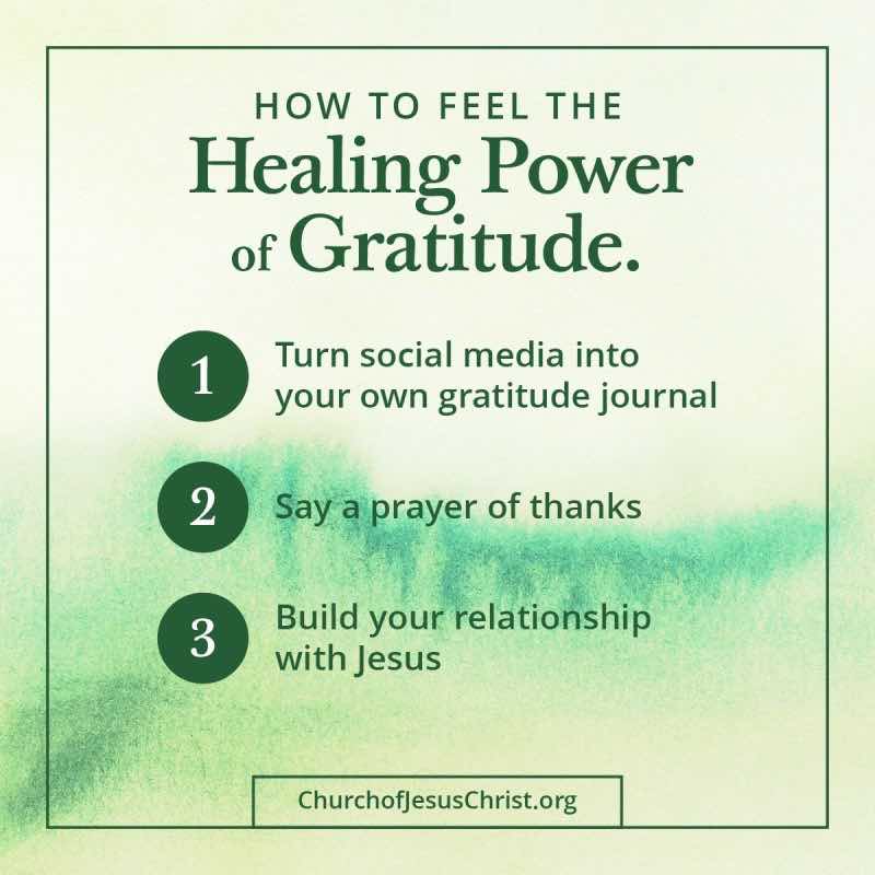 How to feel the healing power of gratitude
