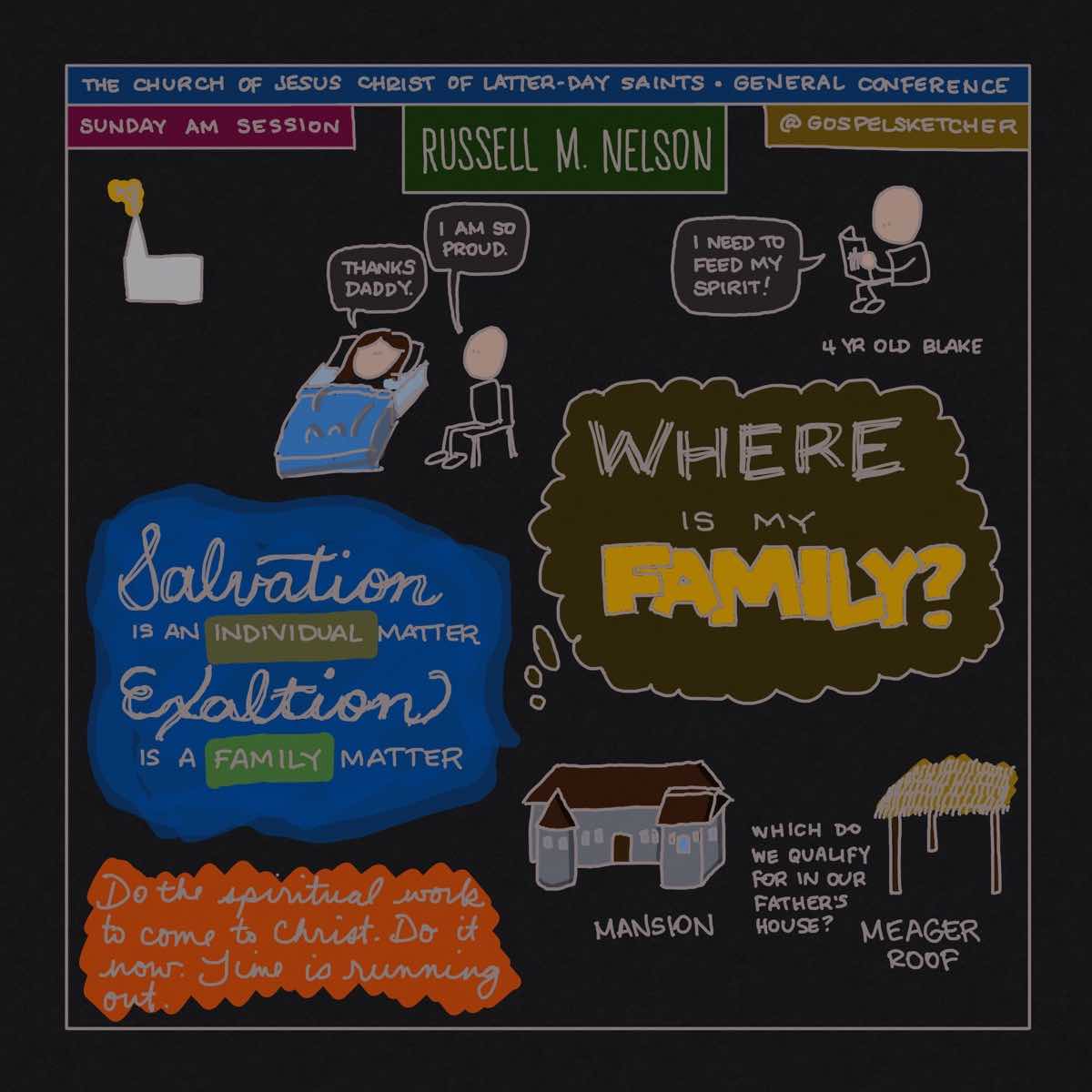 Russell M. Nelson sketchnotes