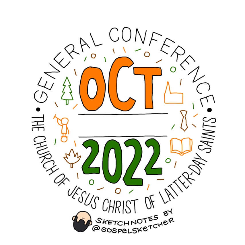 General Conference Oct 2022 Intro Sketchnotes