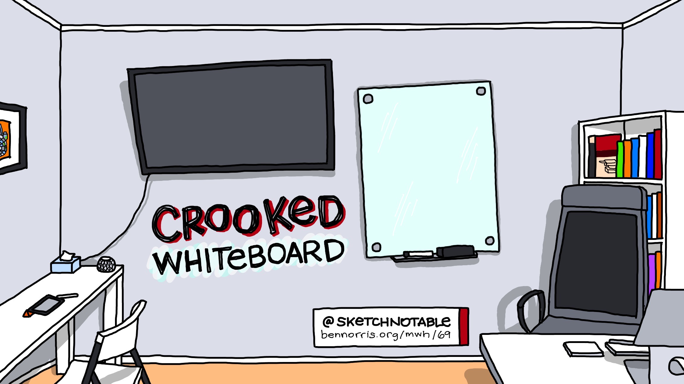 #69: Crooked whiteboard