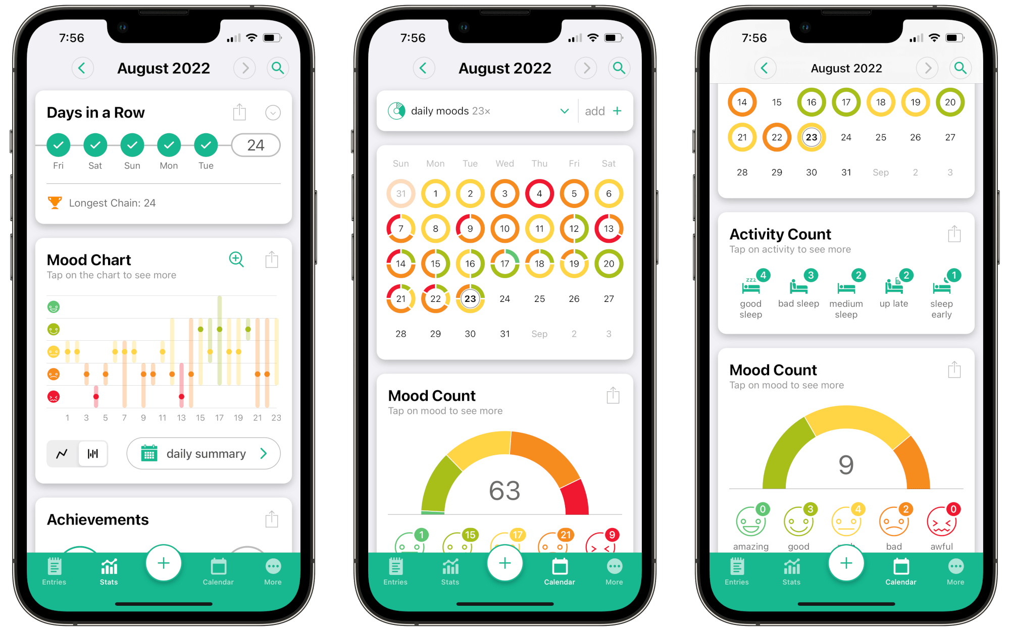 Mood tracking