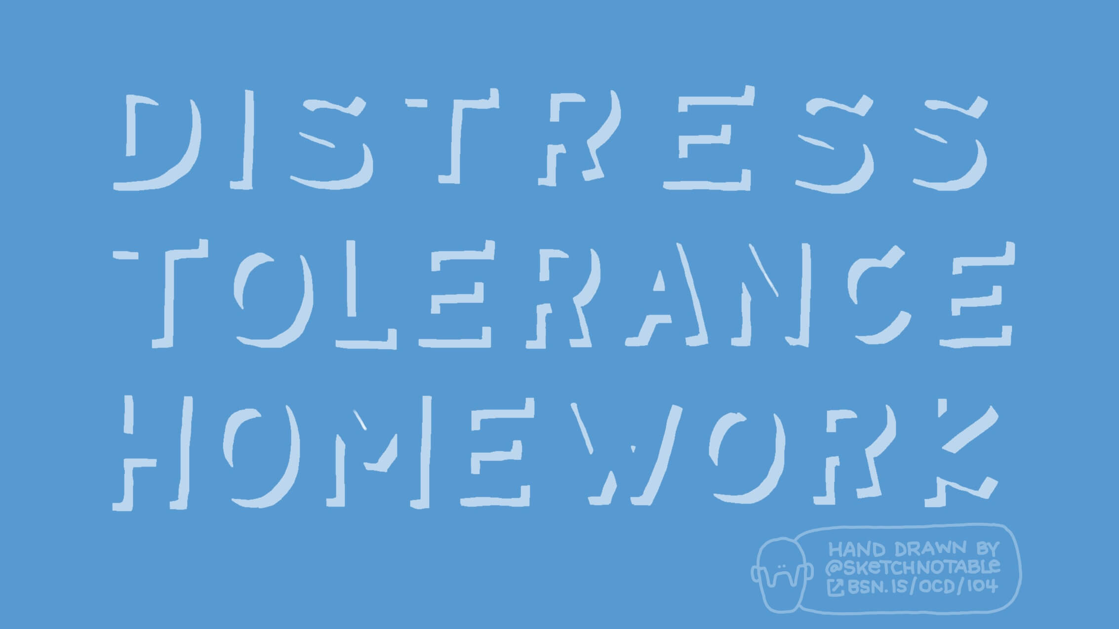 Distress tolerance homework