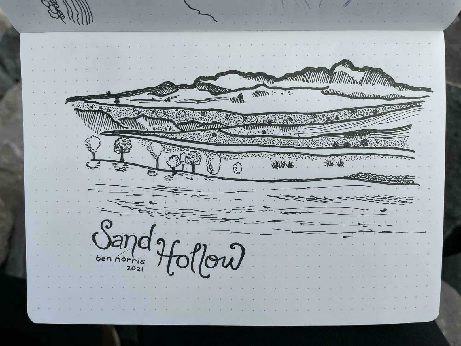 Sand Hollow Sketch