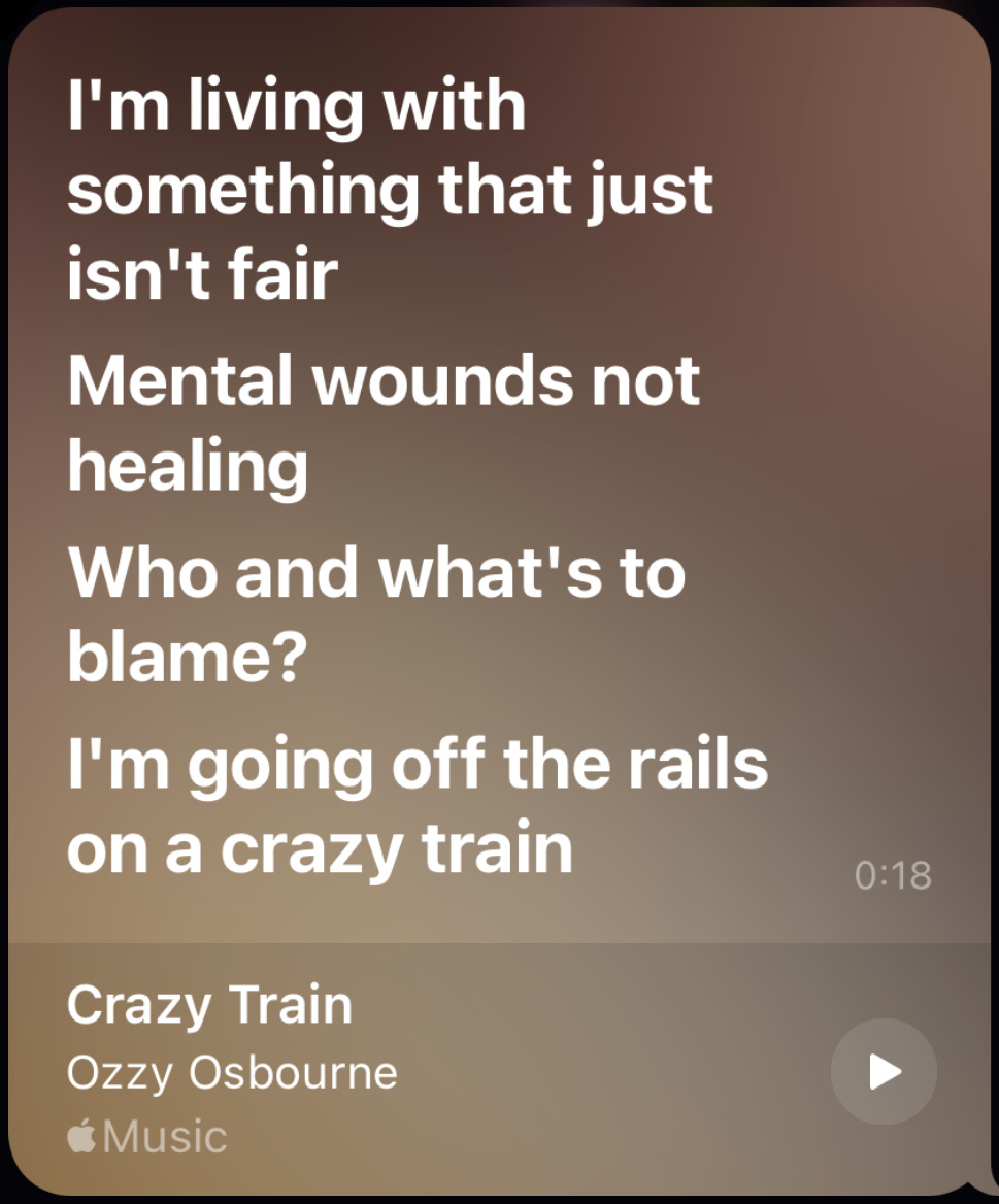 Crazy train