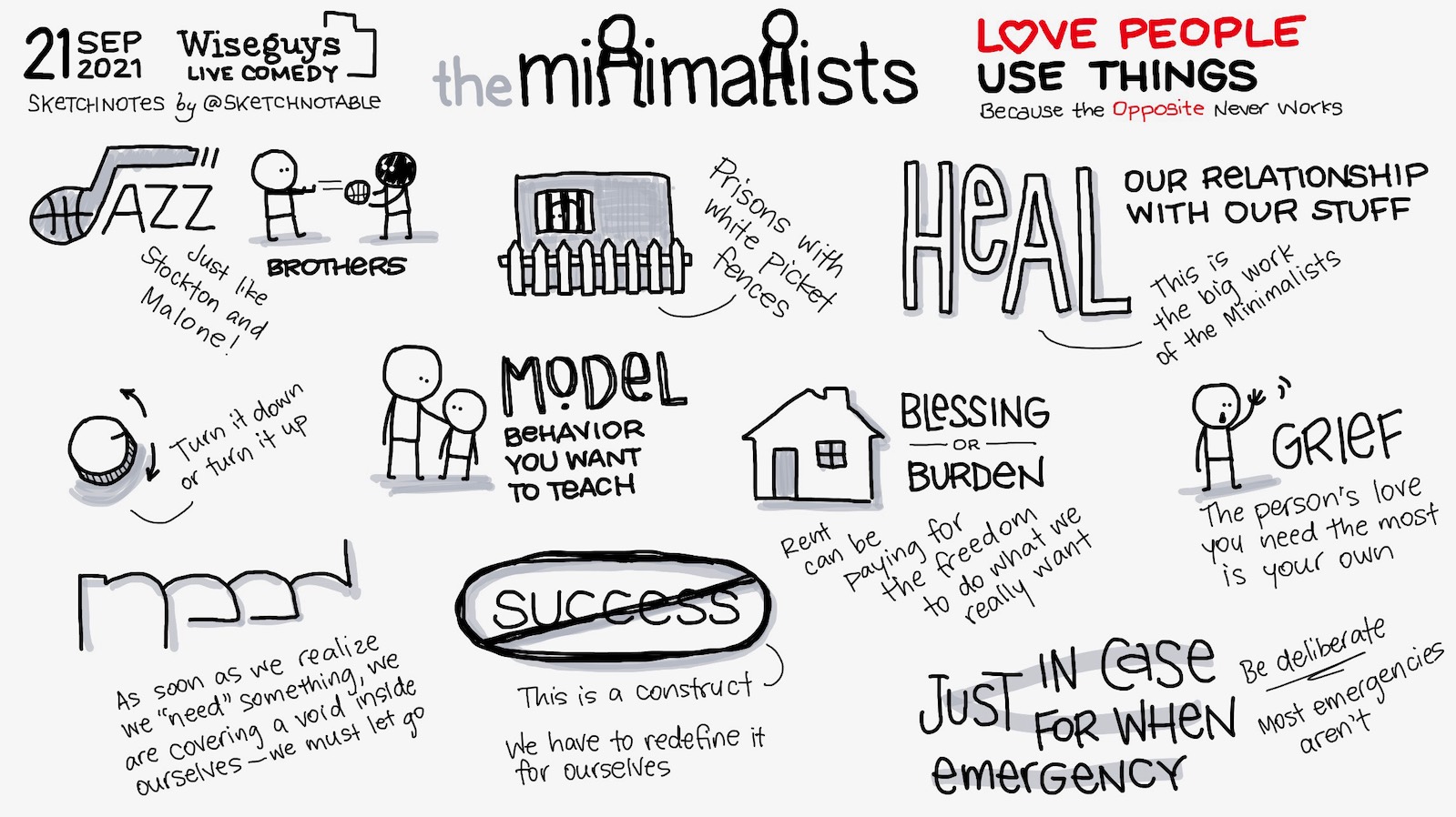 The Minimalists Sketchnote